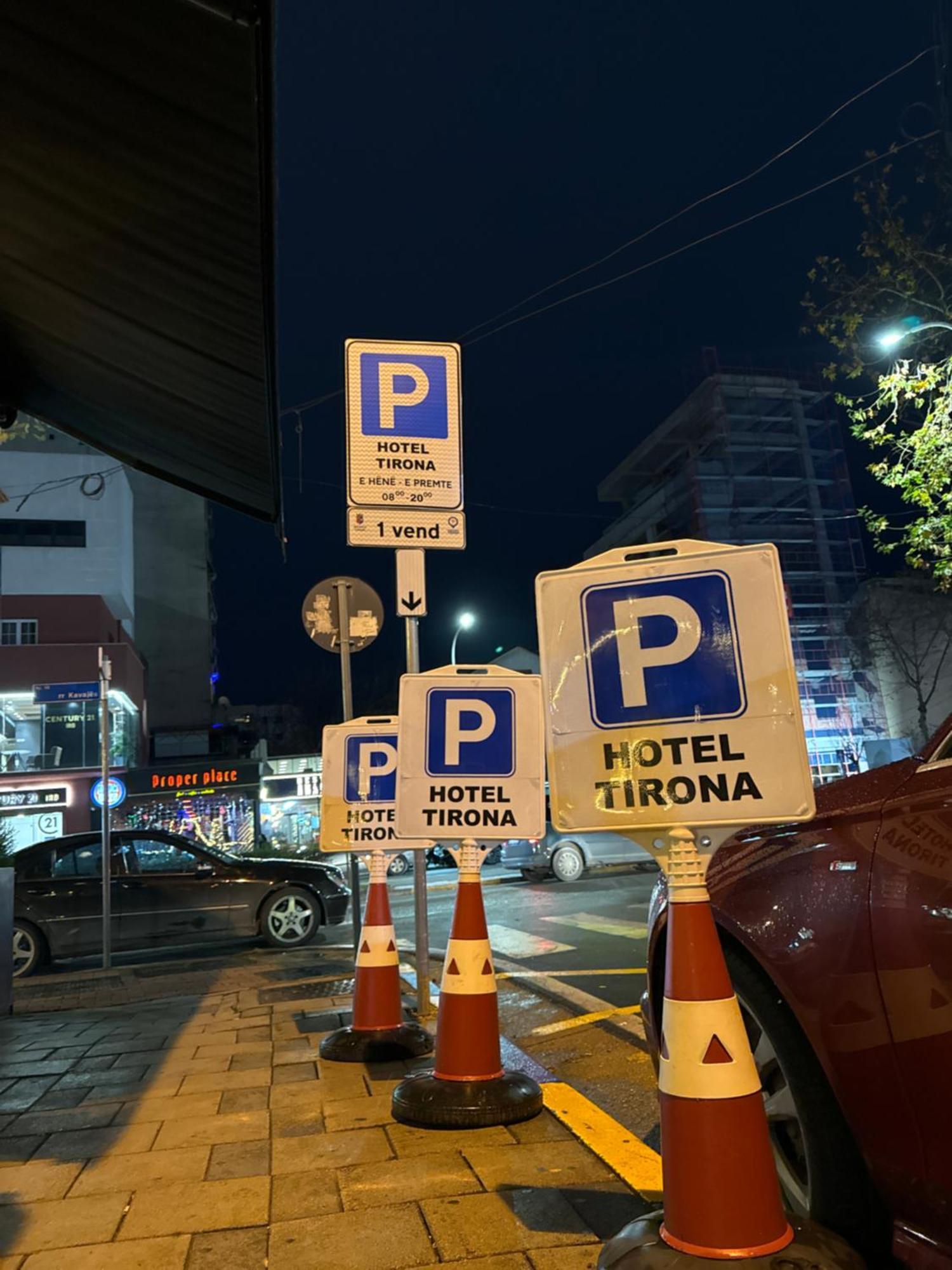 Hotel Tirona Tirana Zewnętrze zdjęcie