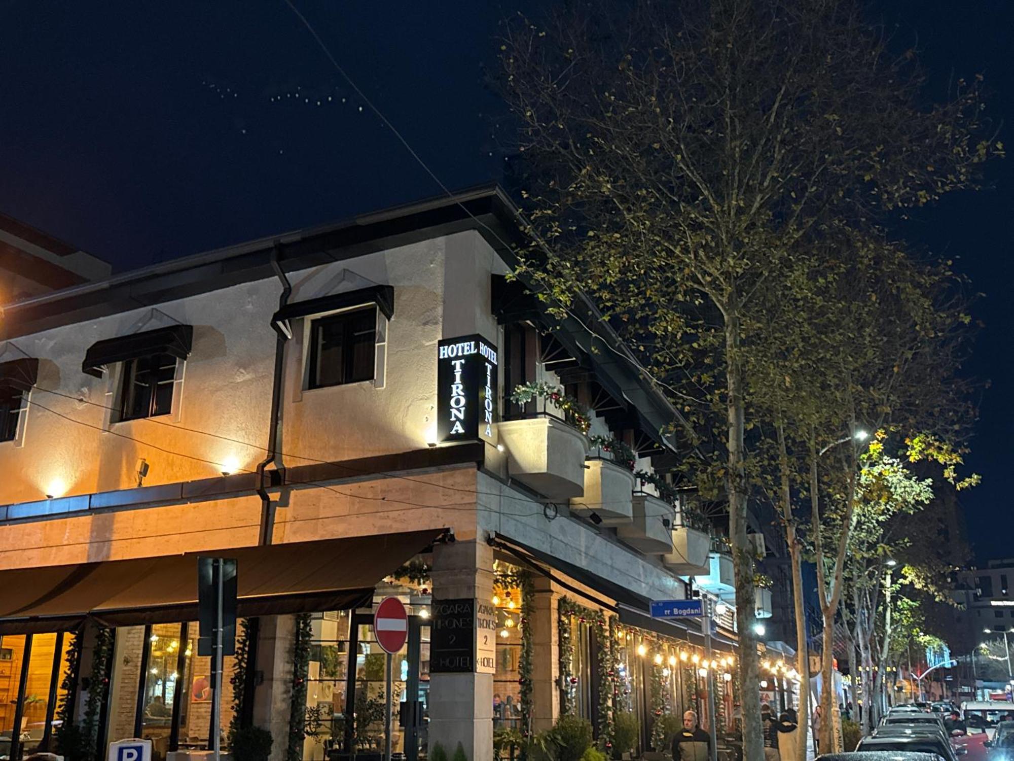 Hotel Tirona Tirana Zewnętrze zdjęcie