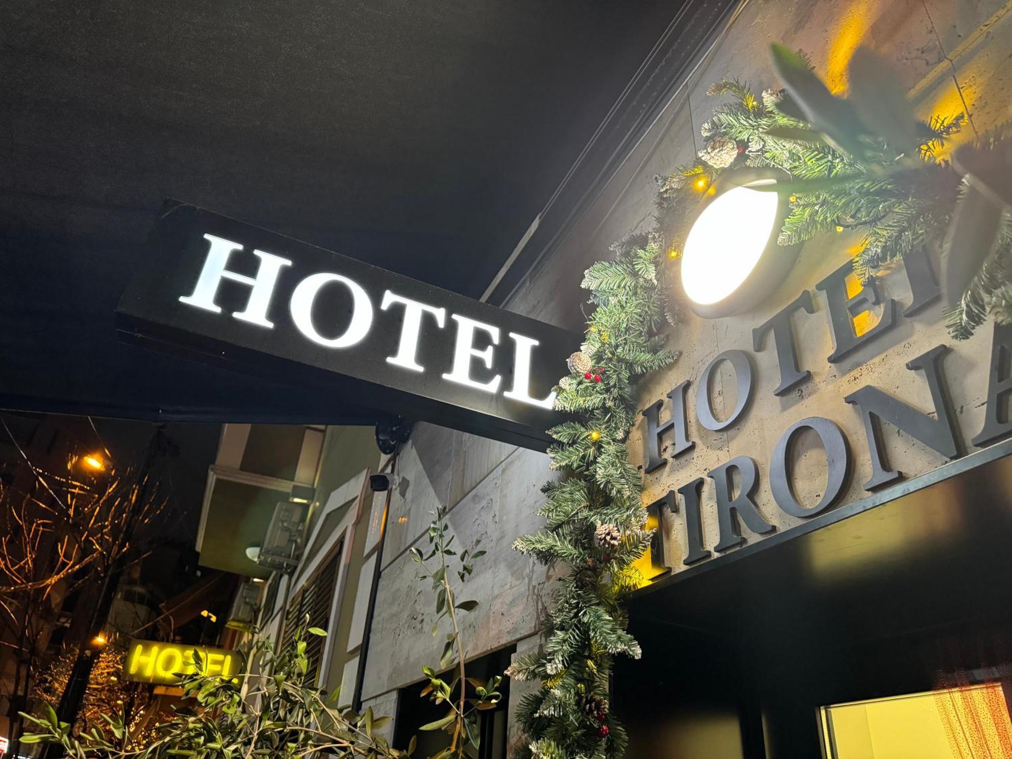 Hotel Tirona Tirana Zewnętrze zdjęcie